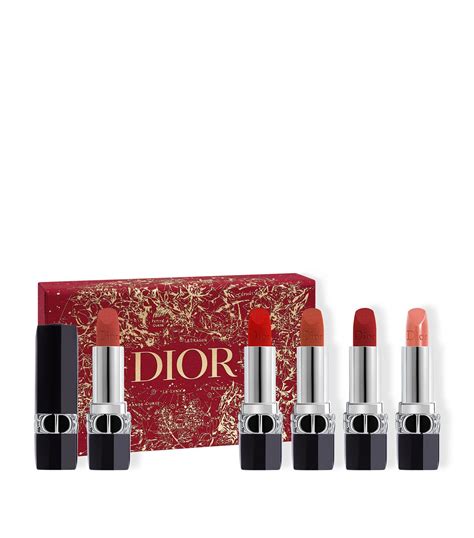 mini dior lipstick|dior limited edition lipstick set.